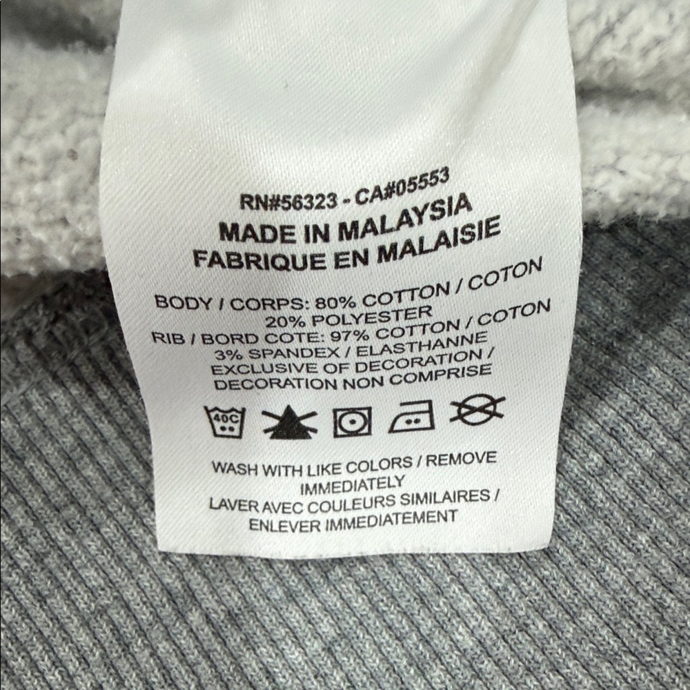 Nike Women's Classic Gray Crew Neck cropped sweatshirt - Picture 6 of 10